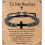 Obsidian Beads Cross Bracelet for Men Boys Religious 1
