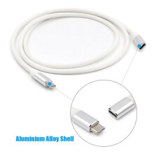 Rallonge de câble Type-C USB 3.1 grise 1 mètre