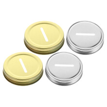 Mason Jar spaarpotdeksels (4 stuks)