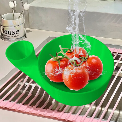 Vegetable and Fruit Washer Spinner with Quick Drain Basket 2
