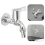 Wall-Mounted Cold Water Faucet for Washing Machine Silver 1