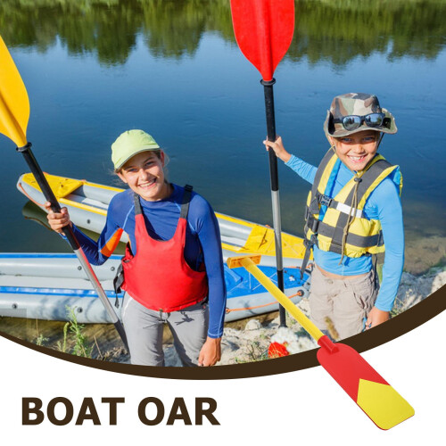 Wooden Boat Rowing Paddle Yellow 1 piece 2