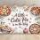 Babyshower-bakgrunn, cupcake-tema, 72 x 36 tommer 1