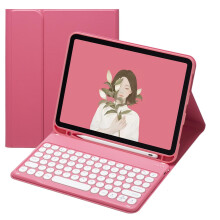 Toetsenbordhoes voor Galaxy Tab A9Plus 11" Roze TPU Folio