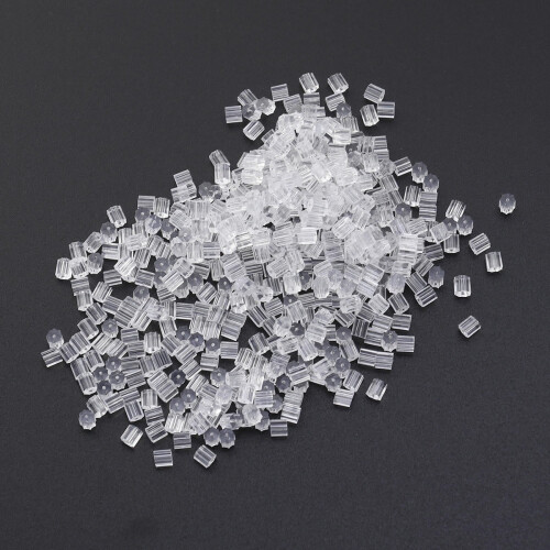 OUNONA chiusure per orecchini rotonde ottagonali in plastica 1000 pezzi