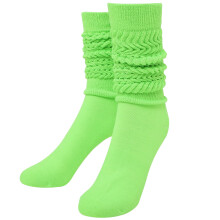 Herrensocken in fluoreszierendem Grün (1 Paar)