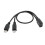 Cable divisor Micro USB hembra a doble macho de 30 cm 1