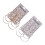 Vintage Creolen, Silber/Gold, 12 Paar 1