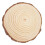Garden Stepping Stone Beige Round Wood 1 Pack 8