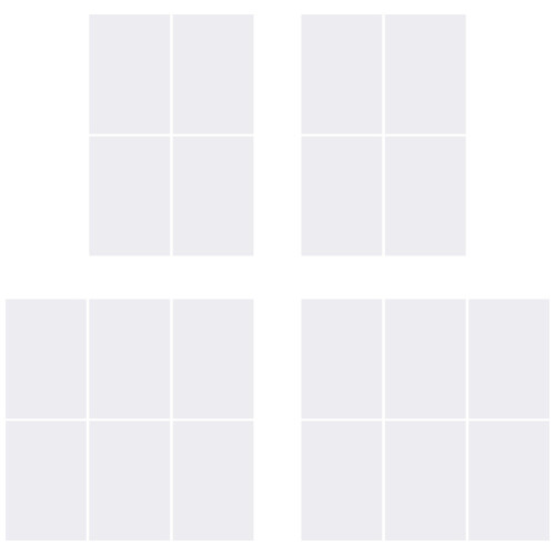 Papel Antiaderente para Arte com Diamantes, Branco, 20 Folhas, 11,7 x 8,3 polegadas