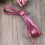 Lacets plats à paillettes roses 1,1 m 1