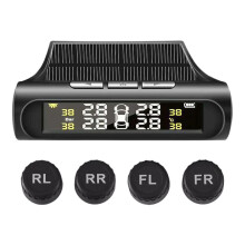 Ηλιακός μετρητής πίεσης ελαστικών TPMS για τροχόσπιτα με 4 ή 6 αισθητήρες