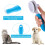 Escova autolimpante para cães e gatos, pacote com 1 unidade. 4