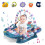 Tapis d'éveil musical pour bébé, bleu marine 1
