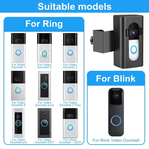 Anti-Theft Adjustable Doorbell Mount Bracket 1