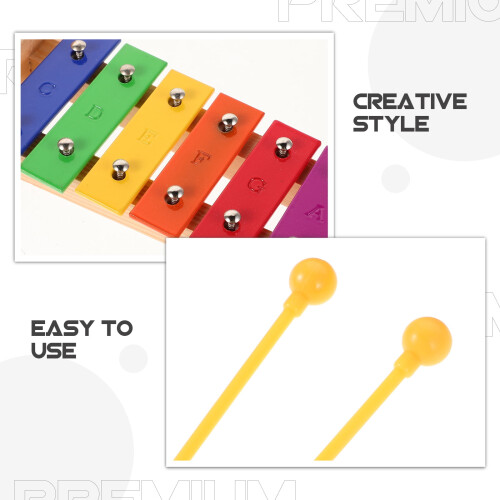 Xylophone Wooden Multi-Color for Cognitive Development 1 Set 2