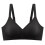Nahtloser Bügel-BH für Damen, schwarz, Größe L 1