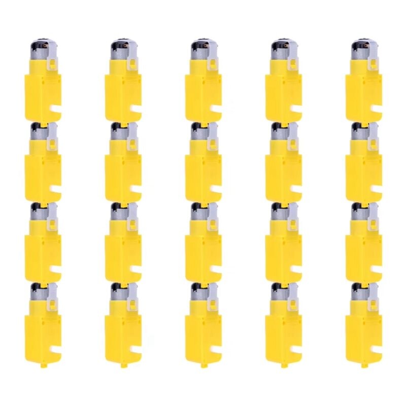 40Pcs TT Motor Module for DIY Car Robot DC3-12V Dual Shaft Geared Motor ...