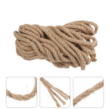 Cuerda de yute natural para columpio/cama, color marrón, 11,8 x 0,3 x 0,3 pulgadas.