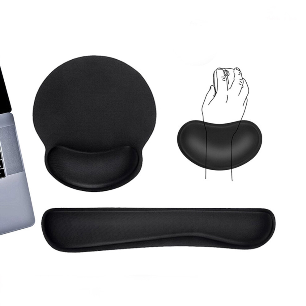Ergonomic Mouse Pad With Wrist Support And Non-Slip 922042402201