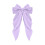 Presilha de cabelo com laço de chiffon para mulheres com cauda longa. 1