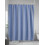 Rideau de douche à rayures bleues 36 x 78 pouces imperméable avec 5