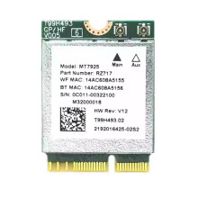 WiFi7 Trådlöst kort MT7925 Dubbelbands PCIe-adapter