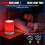 3X Red Light Therapy Sleep,Red Night Lights with 670nm Wavelength,Function Sleep Aid and Sunlight Lamp,Touch Type 4