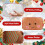 Λούτρινο Μαξιλάρι Gingerbread Man 15,7 ιντσών 6