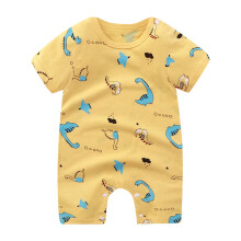 Babyrompertje met cartoonprint, korte mouwen, 3-6 maanden