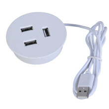 Cabo adaptador USB macho para carregamento de 3 portas, 1,5 m
