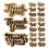 Elegante mini bedankkaartjes (150 stuks) 6