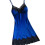 Camicia da notte da donna senza maniche con scollo a V in raso, 1 pezzo 1