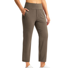 Pantaloni de lucru conici cu talie înaltă pentru femei, cu buzunare