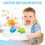 MAINYU Babyrassel-Set mit Saugnäpfen, 3er-Pack 6