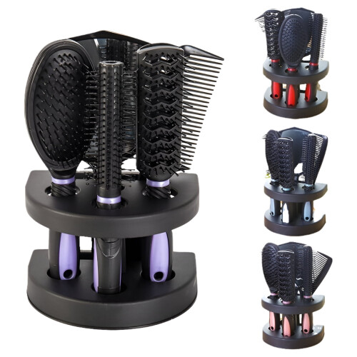 Set piepteni de păr Nyidpsz violet, 5 bucăți