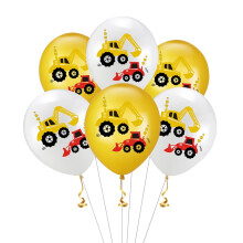 Ballons HOMEMAXS véhicules de chantier 12 pouces, lot de 20
