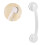 Wall-Mounted Bathroom Grab Bar for Seniors Large White 1