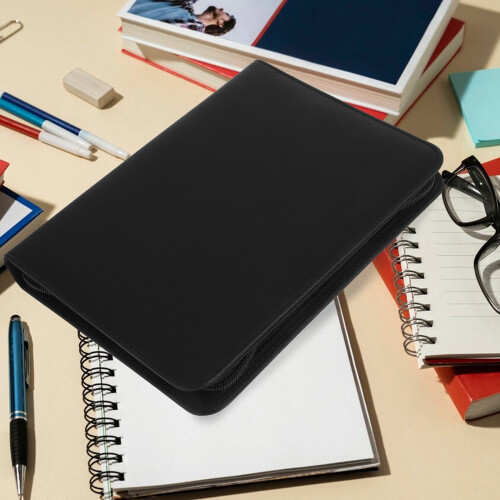 Carpeta OUNONA recargable negra con cremallera