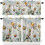 Cuirtíní Cistine Farmhouse Bee Daisy 3 phíosa 24 orlach 1