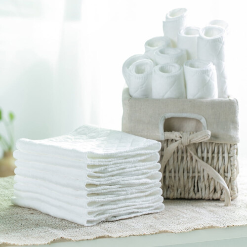 Cloth Diapers Reusable Cotton 10 pcs 32x12 cm
