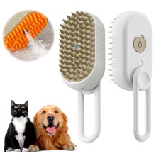 Escova a vapor para higiene de animais de estimação 3 em 1 para cães e gatos