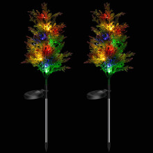 Lampa gréine clóis cruth crann péine8LED1pc