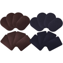Schwarze Ellbogenflicken für Pullover, 16 Stück