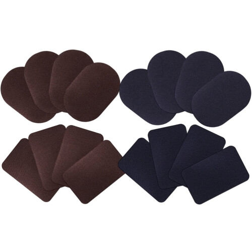 Schwarze Ellbogenflicken für Pullover, 16 Stück