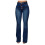 Damjeans med mellanhög midja, utsvängda denim 1