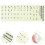 Autocollants pour clavier OUNONA phosphorescents (2 pièces) 1