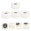 White PU Roller Skates Wheels with Bearings 4 pcs 1