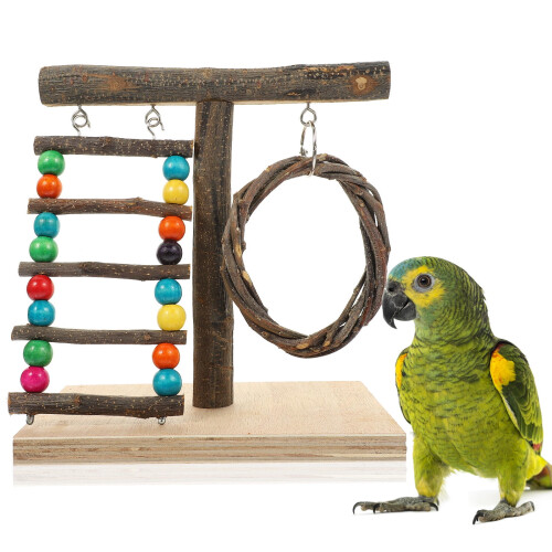 Parrot Cage Stand with Perch 20x15x22 cm