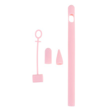 Funda protectora de silicona rosa para Apple Pencil